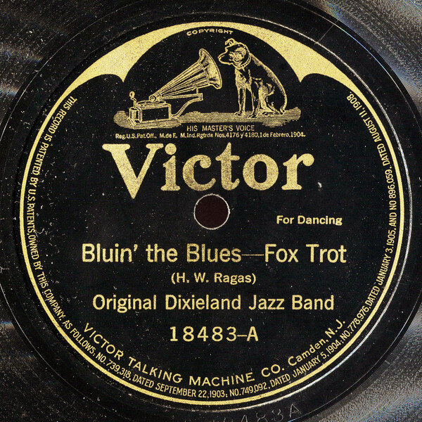 Original Dixieland Jazz Band - Bluin' The Blues (Victor, 1918)