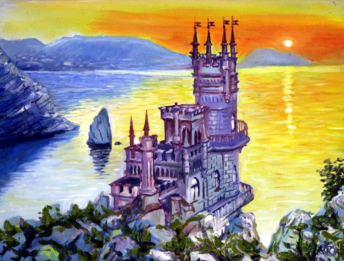       Красоты Крыма кисти художника Юрия Сивухина.