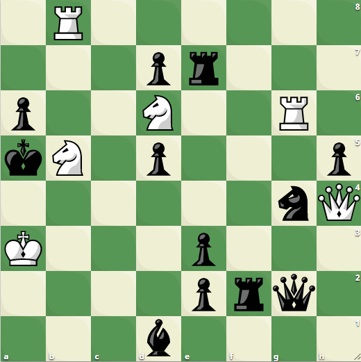 мат в 2 хода за белых