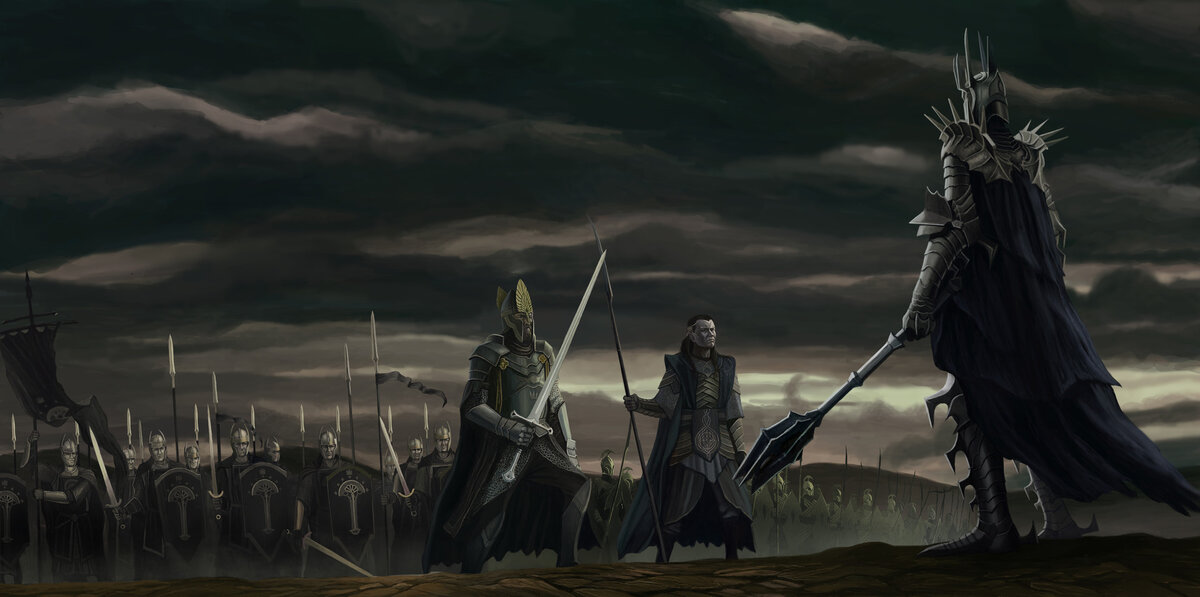 Нуменорцы пришли объяснять Саурону, что он никто и звать его никак.