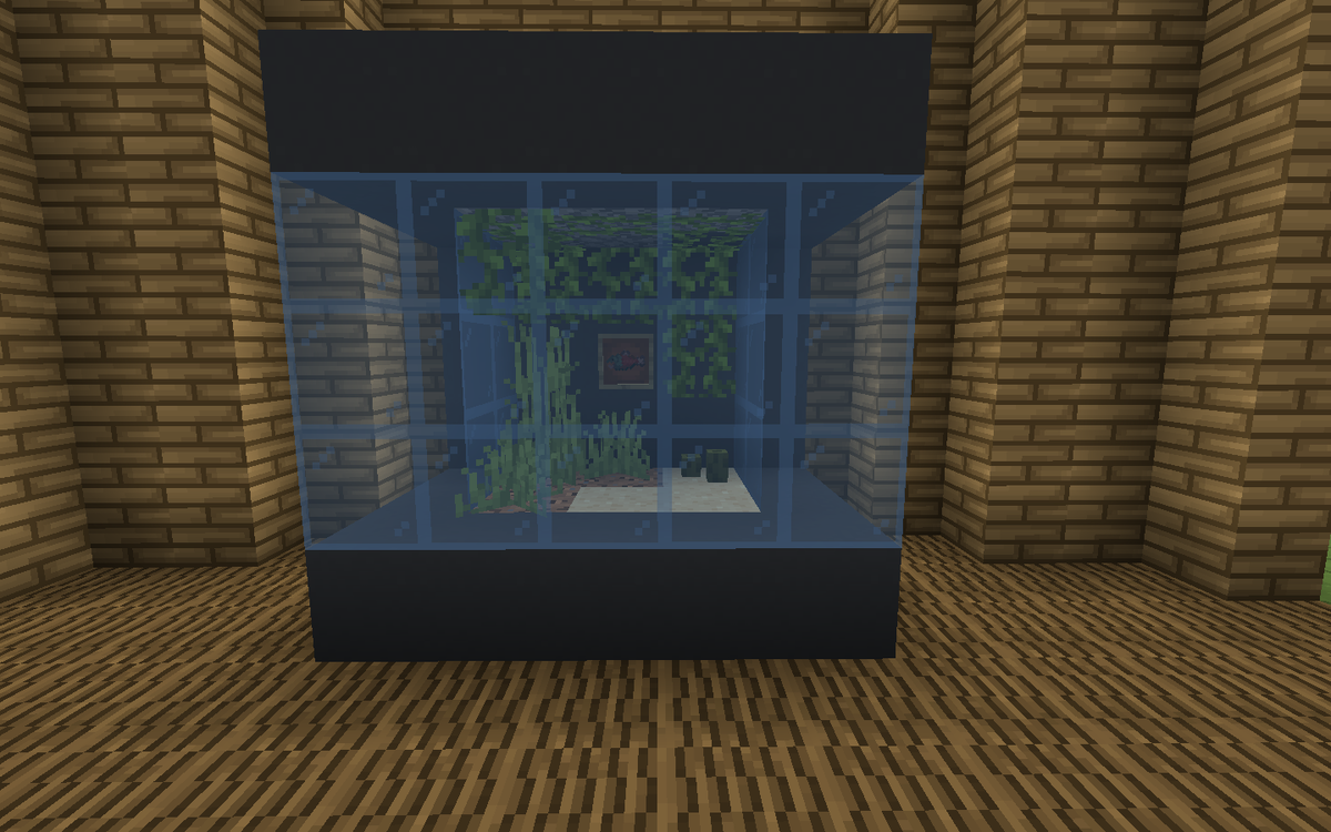 minecraft aquarium cherry