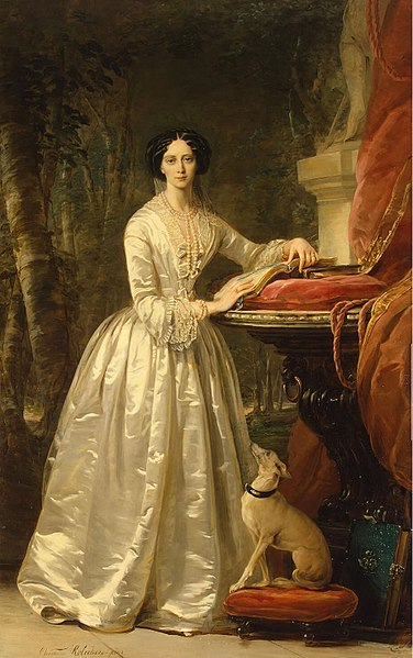 Портрет великой княгини Марии Александровны, Кристина Робертсон, 1849. Из коллекции Государственного Эрмитажа