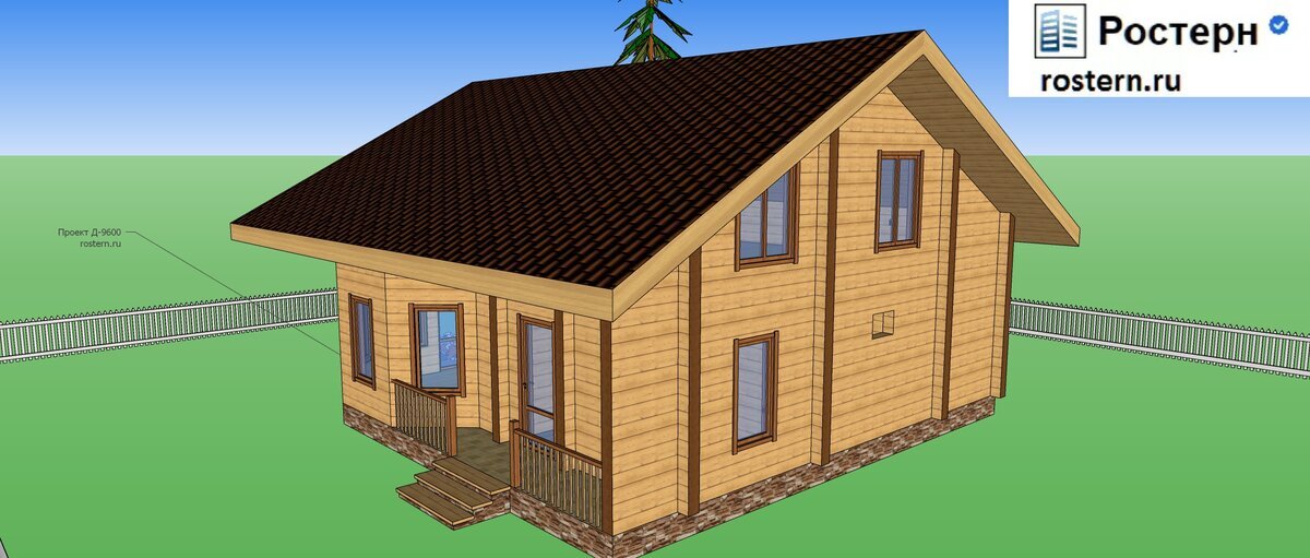 Вид на правый и задний фасады. Источник изображения: канал "Ростерн" (zen.yandex.ru/rostern), Яндекс Дзен.