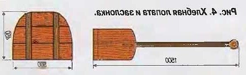 Хлебная лопата и заслонка 