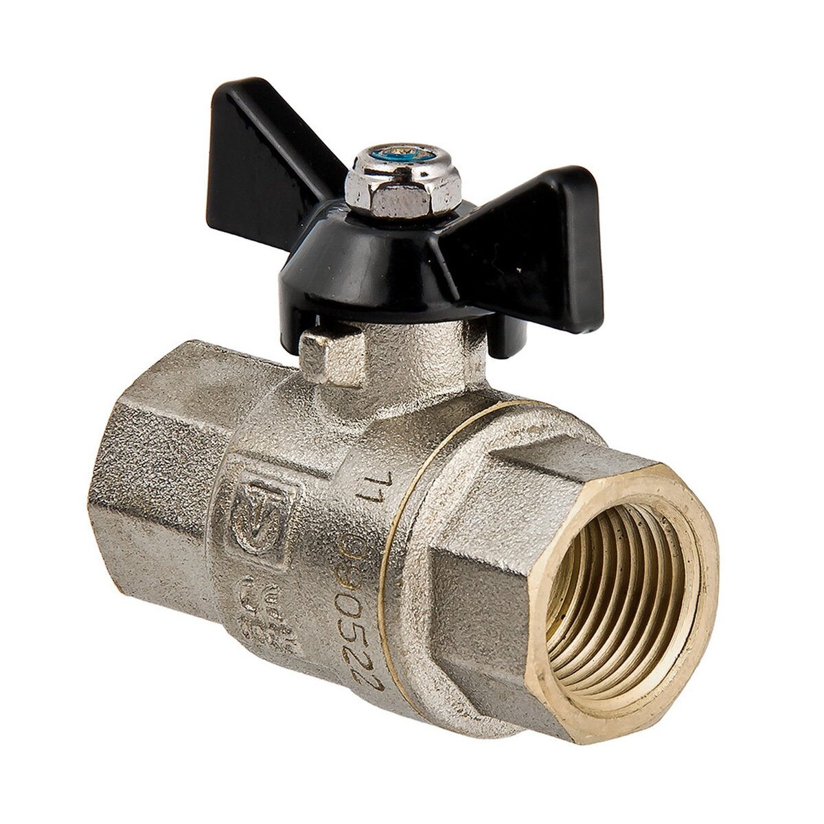 Обычный шаровый водопроводный кран подойдет