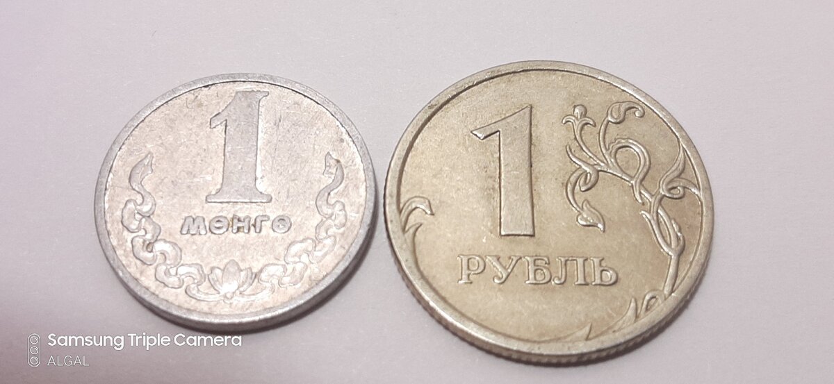 Сравнение с рублём