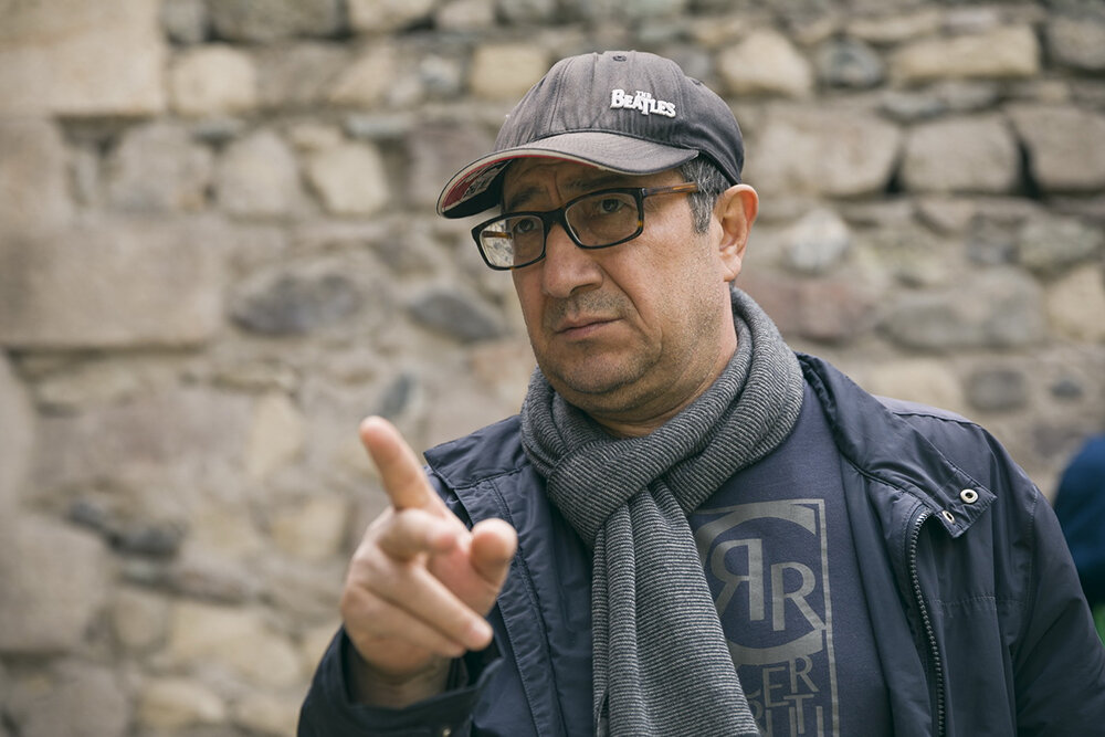  Юсуп Разыков на съёмках фильма «Танец с саблями». Фото: marsme.ru