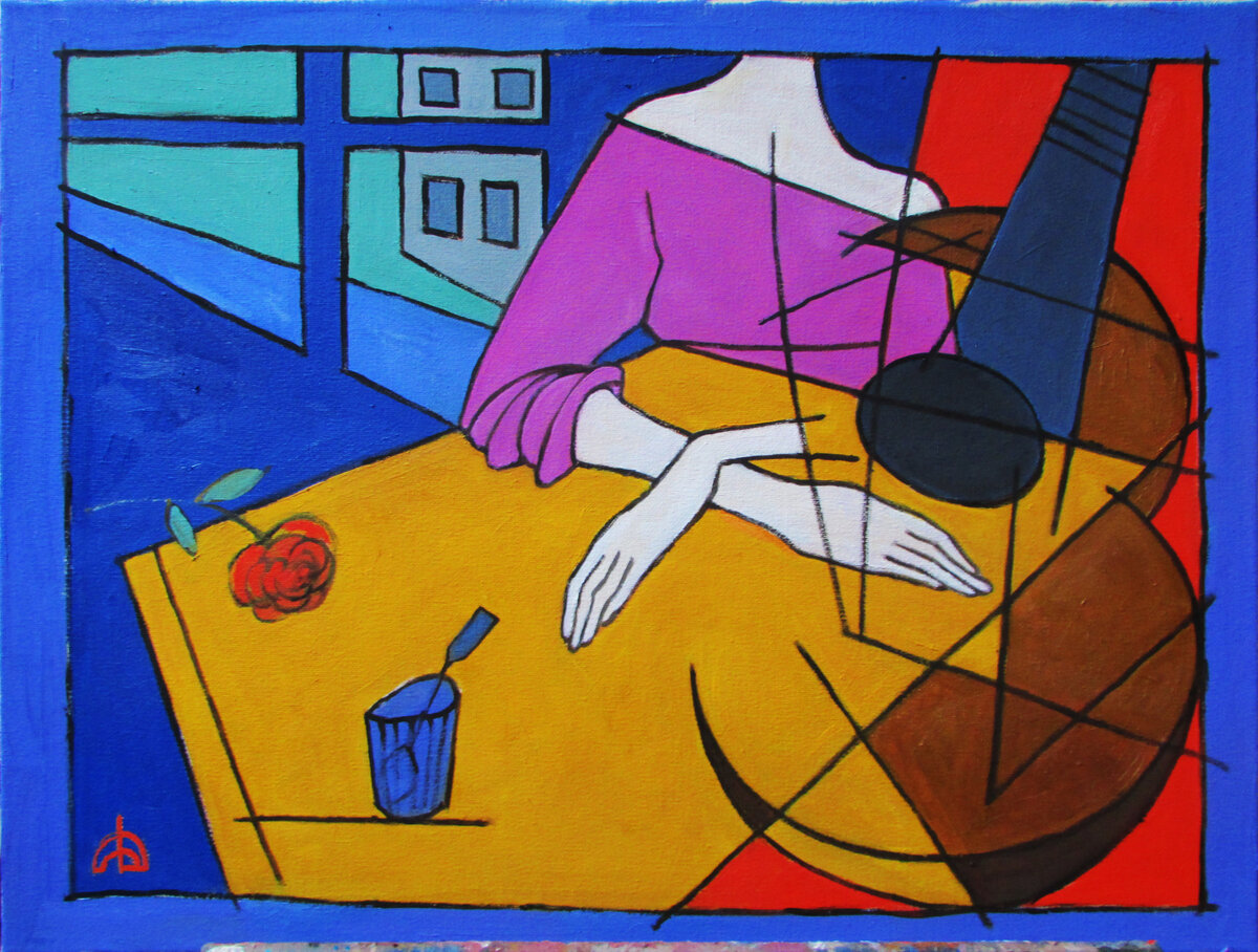 Вечер, 2016, 60х80, х/м