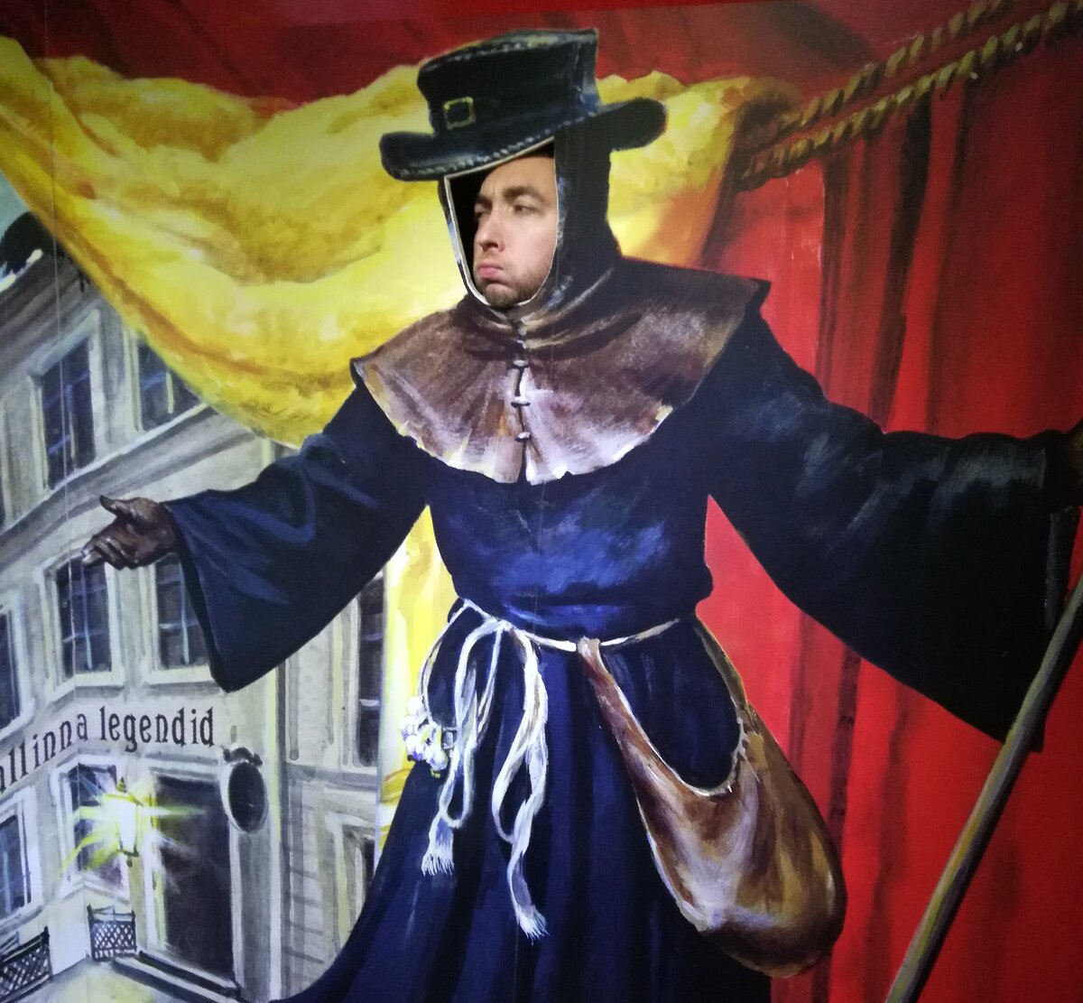 Таллин. Я в образе чумного доктора. Кто же тогда мог знать, что нас ждет...