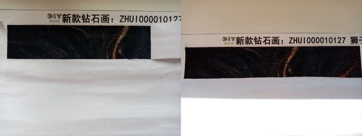 Потихоньку проявляется грива льва