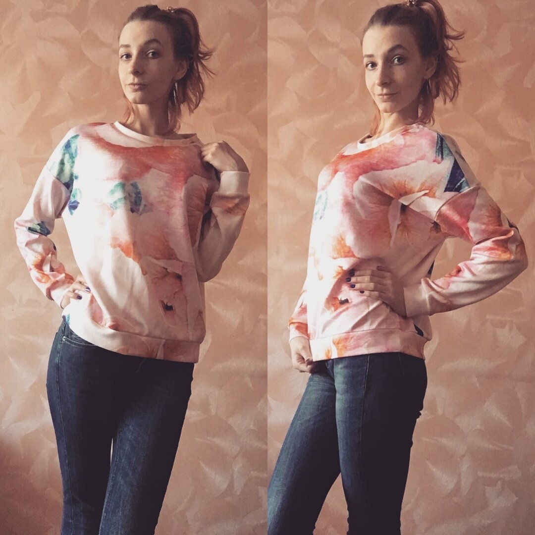 Свитшот из Zara, вообще никаких минусов