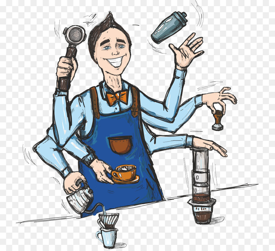 Примерный бариста.