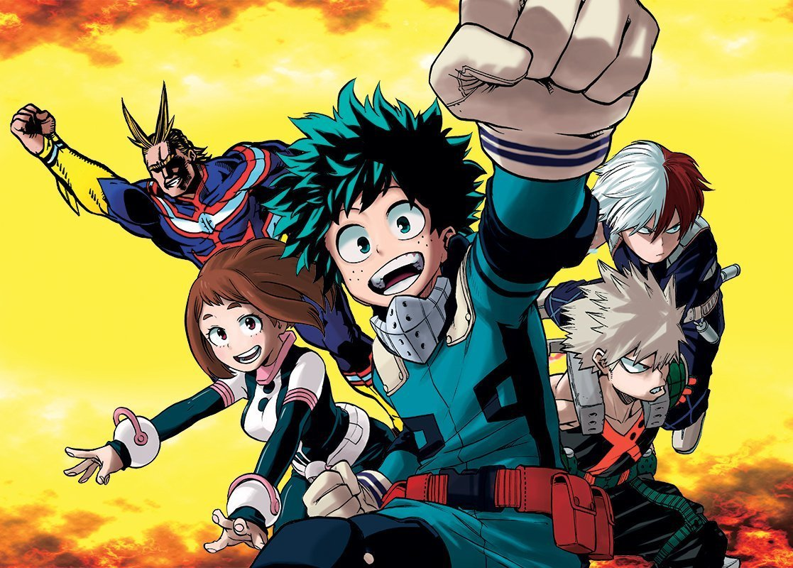 Моя геройская академия 19. My Hero Academia. Моя геройская Академия Постер. Герой Тома Мга.
