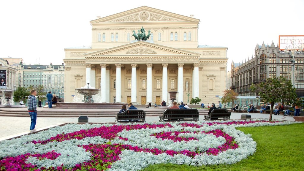 Тюльпаны у Большого театра