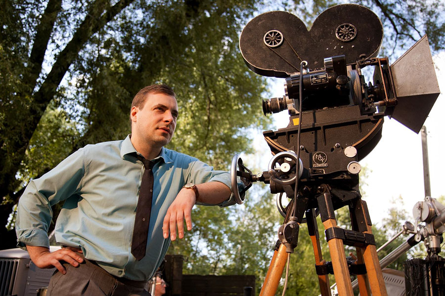 Евгений Цыганов. Кадр из сериала В. Тодоровского "Оттепель"