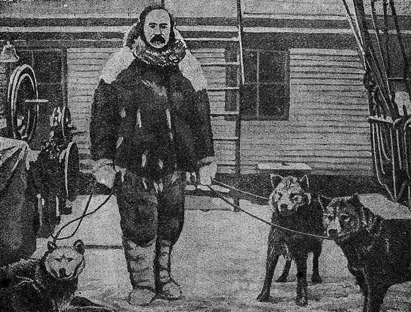 Роберт Пири. Из кн.: Дьяконов, М. А. История экспедиций в полярные страны (Архангельск, 1938)