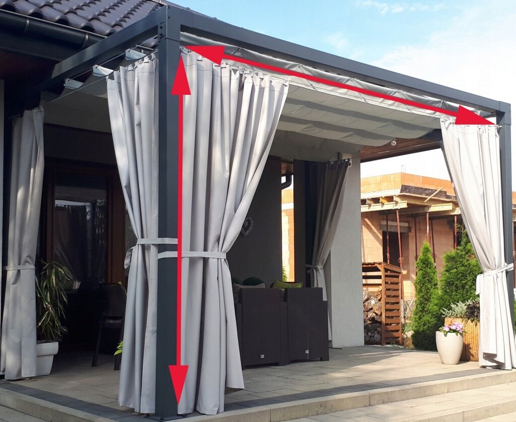 На фото показано какие замеры нужно сделать