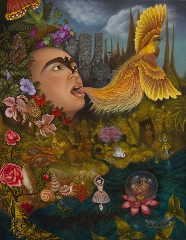 Xochipilli's ecstatic universe, 2004. Tino Rodriguez. Коллекция Crocker Art Museum, California.