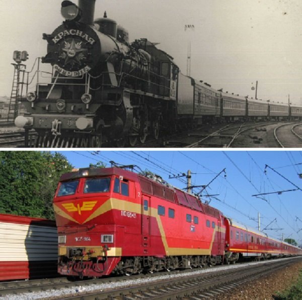 Легендарные поезда. Легендарные поезда России. Поезд «красная стрела» в 1931 году. Красная стрела в музее железнодорожного транспорта.