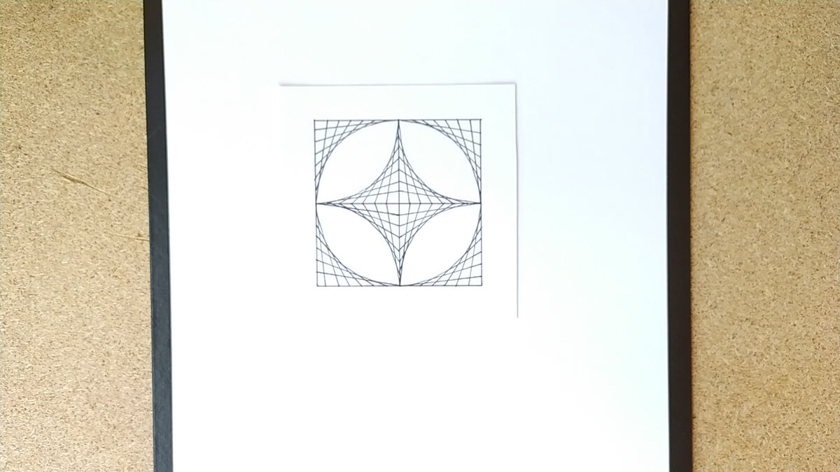 Пример квадрат с узором