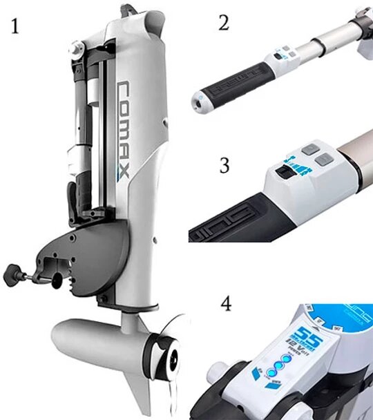 Комплектация лодочного электромотора
