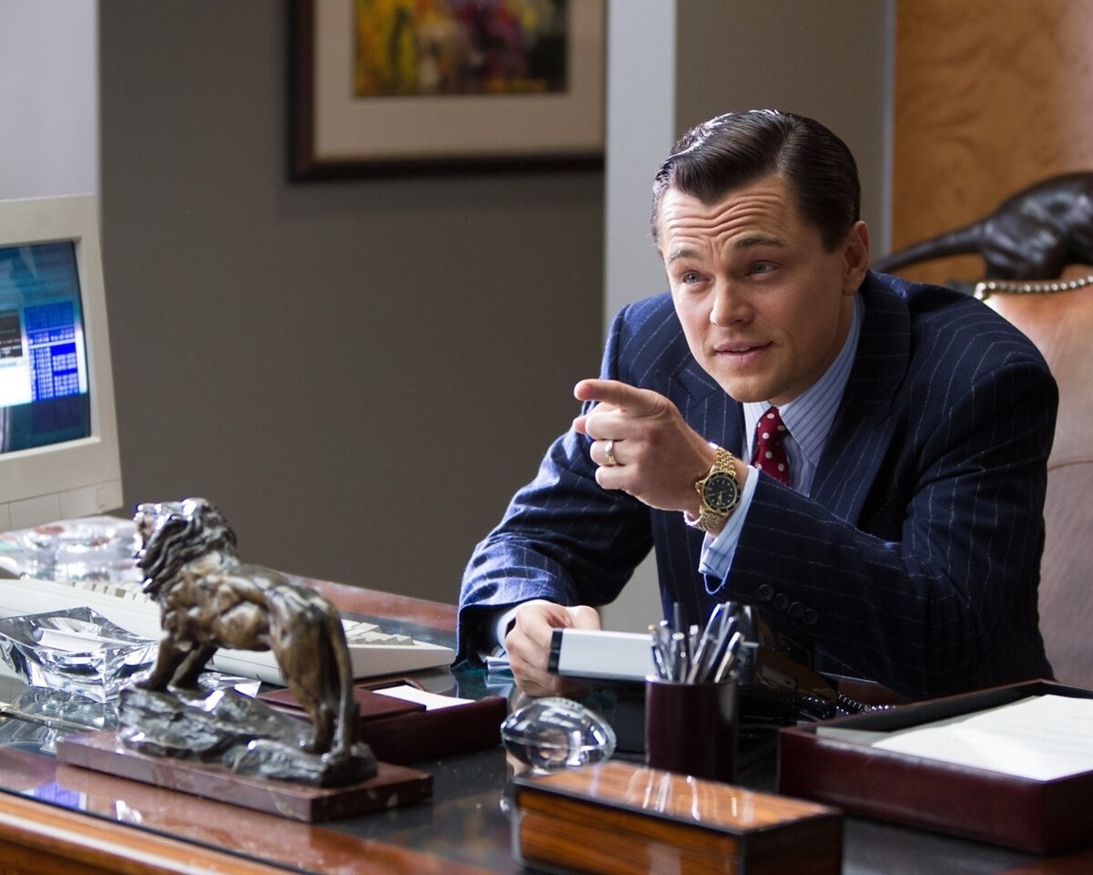 Леонардо Ди Каприо в фильме «Волк с Уолл-стрит»