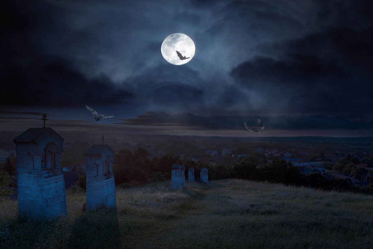 «Блуждающие огоньки»: почему могилы на кладбище ночью издают странное свеченье