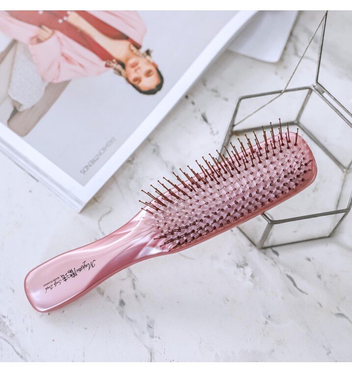 Расчёска Majestic Pastel Pink для чувствительной кожи головы 