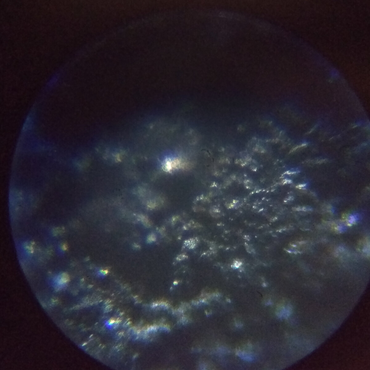 Челябинский метеорит под микроскопом