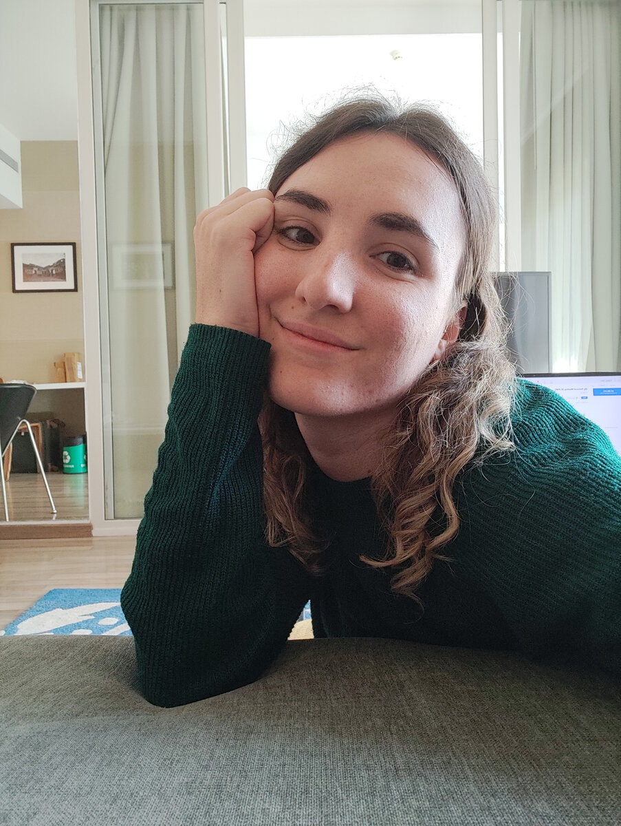 Мое счастливое лицо, когда отвела последние занятие