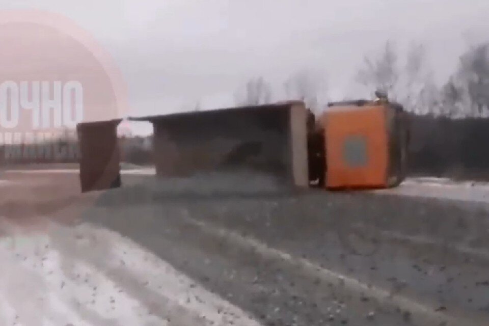     В аварии никто не пострадал. Фото: скрин видео t.me/alarm_51