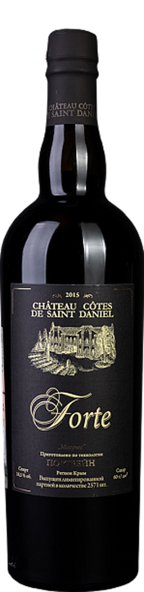 Портвейн Forte от крымской винодельни Шато Котэ Де Сан Даниль - Chateau Cotes De Saint Daniel