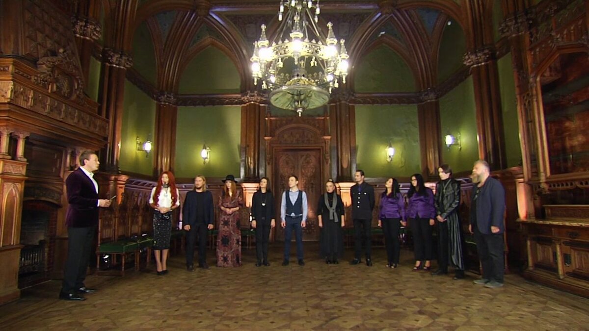 Кадр со съемок шоу «Экстрасенсы. Битва сильнейших»