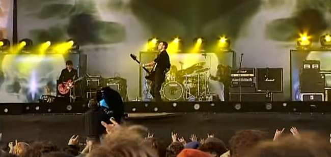 Концерт рок - группы Placebo на фестивале "Rock am Ring". 4 июня, 2006 год