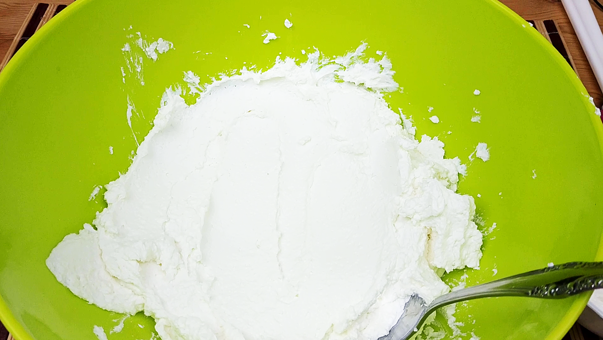 Получилась однородная творожная масса