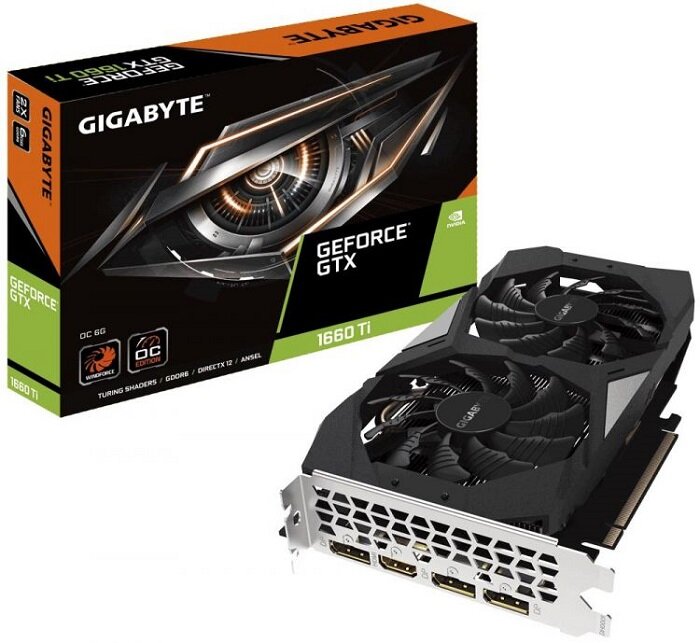 nVidia GTX 1660Ti Gigabyte (GV-N166TOC-6GD) 6 Гб