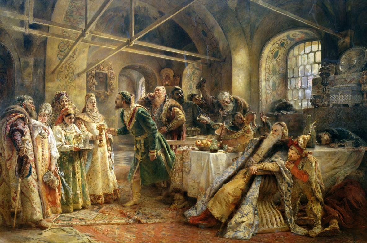 Константин Маковский «Поцелуйный обряд», 1895 год