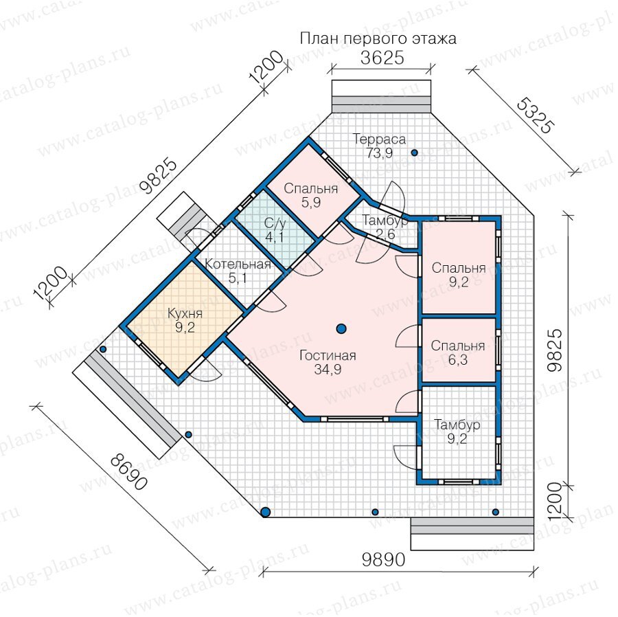 Проект каркасного дома 86 м² с панорамными окнами | Проекты Коттеджей | Дзен