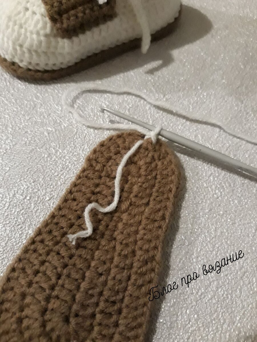 Вяжем с внутренней стороны