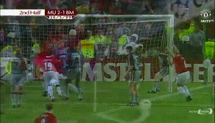 Бавария 1:2 Манчестер Юнайтед. Тренер забивает.