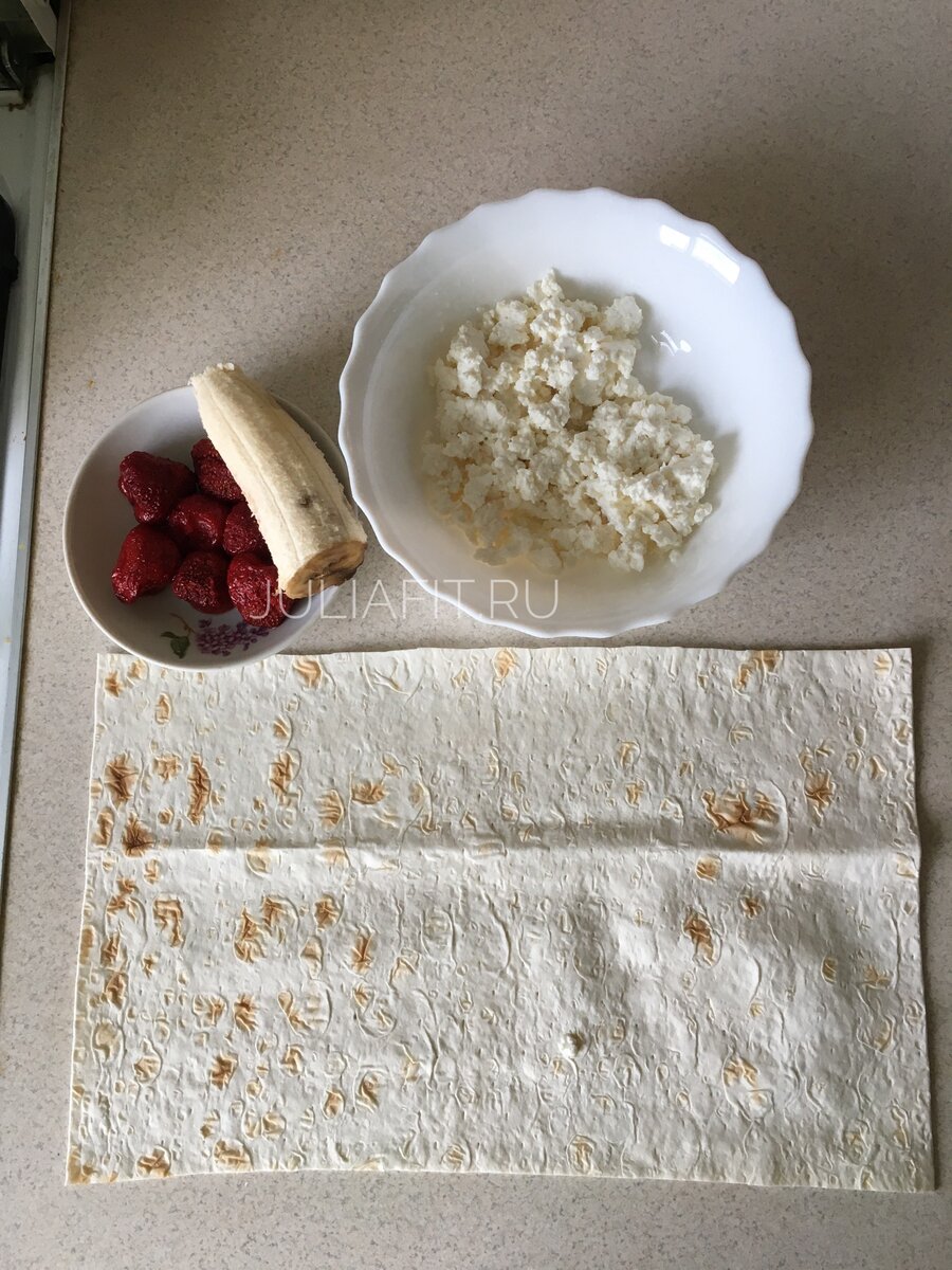 Ингредиенты для сладкого творожного рулета