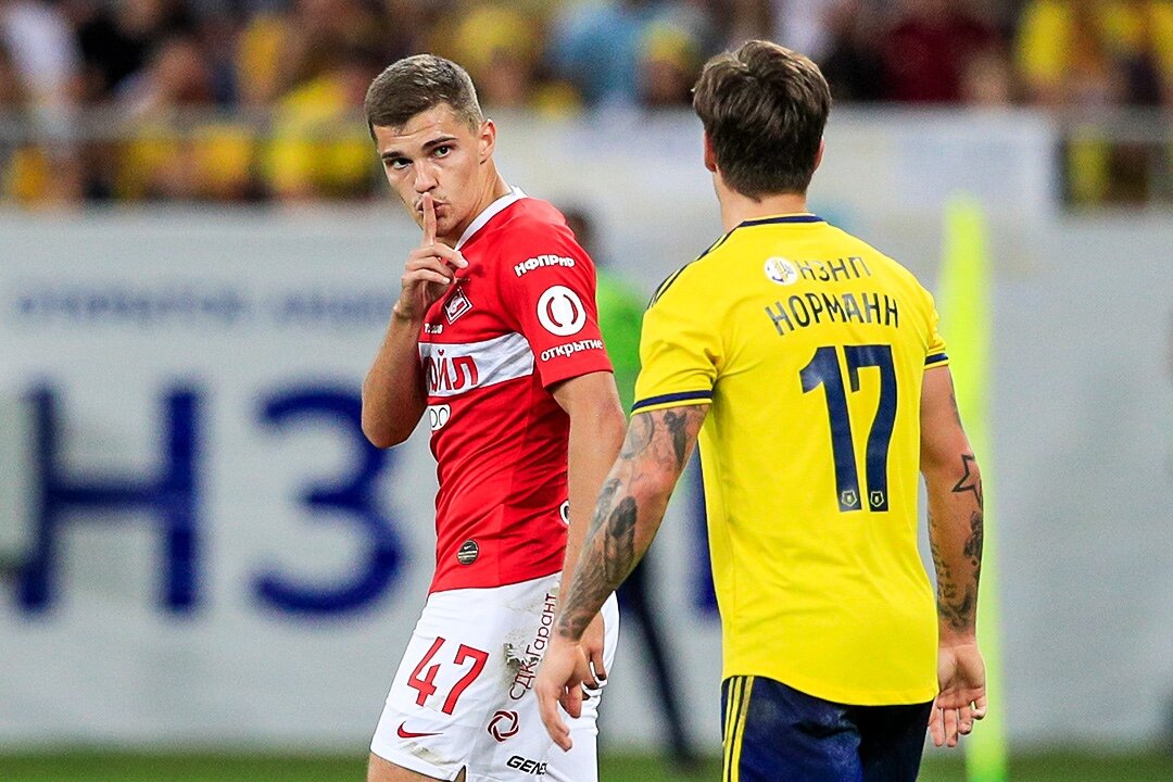 Спартак - Ростов 31.10.2019. 1/8 Кубка России по футболу.  Начало матча в 19-30 по московскому времени.