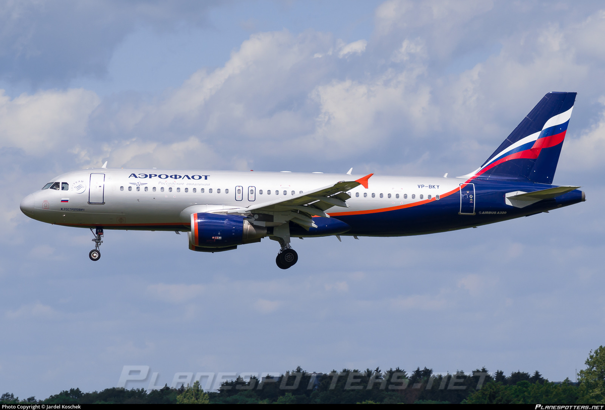 VP-BKY A320-200 А/К АЭРОФЛОТ