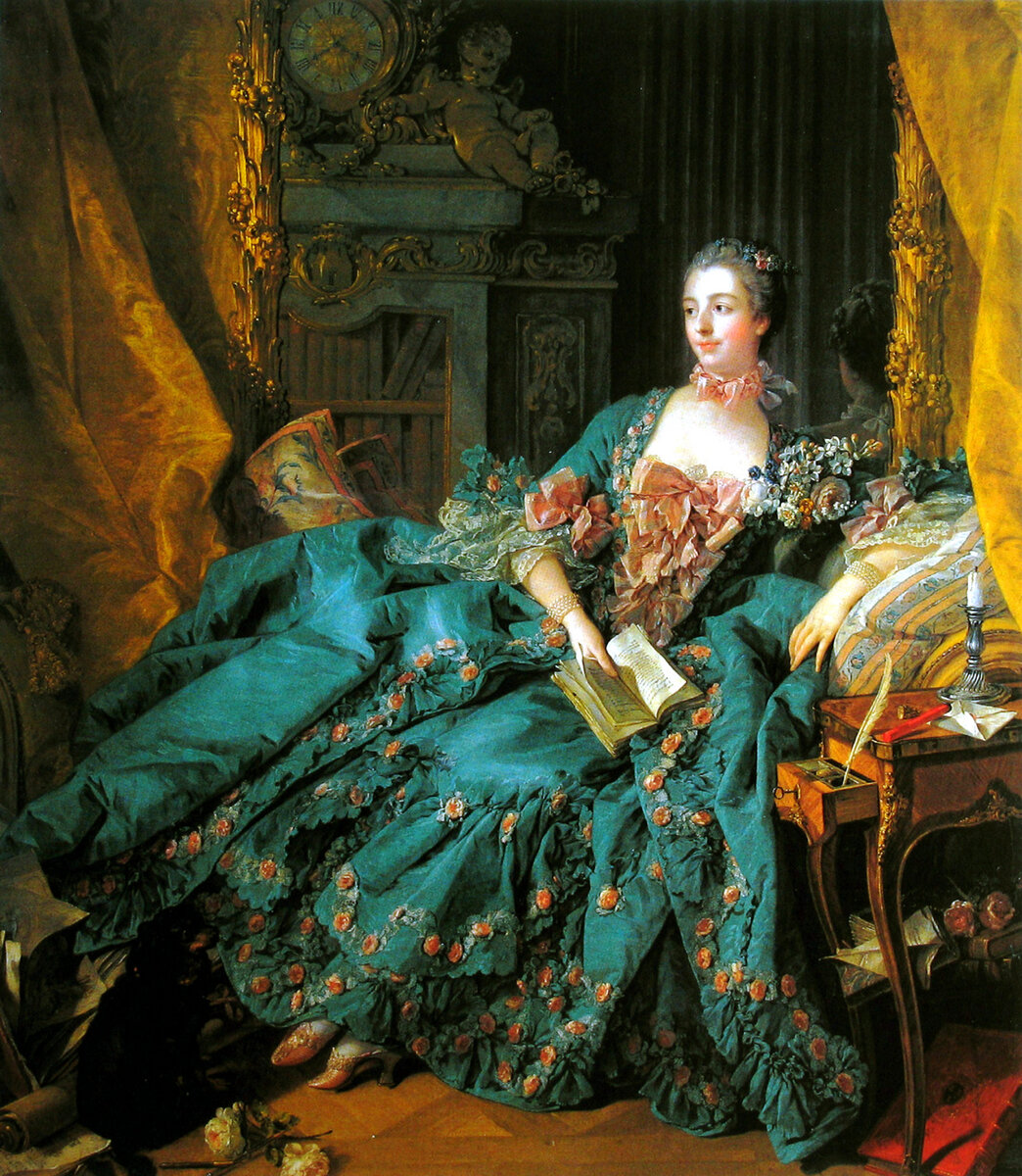 «Портрет Мадам де Помпадур» , Франсуа Буше, 1756 г. 