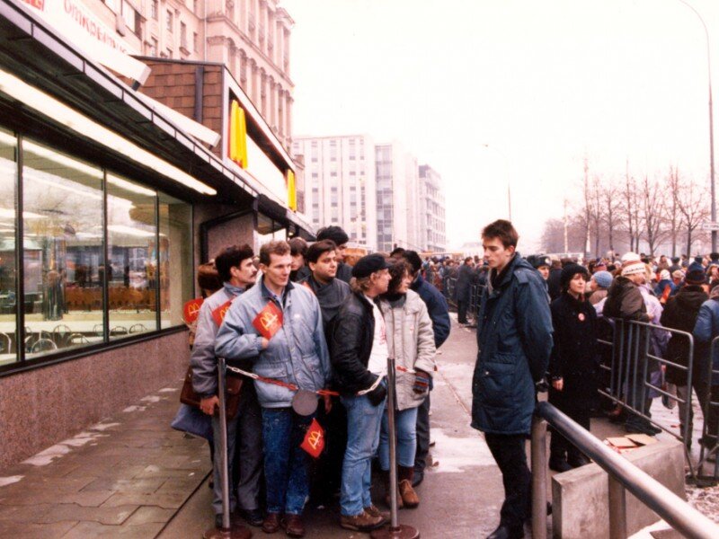 Первый Макдональдс. Фото из интернета