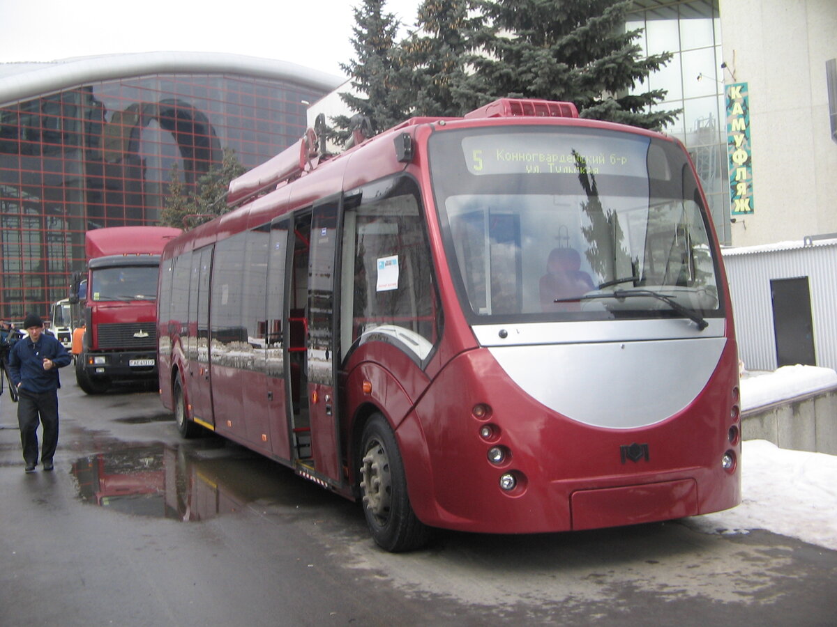 Троллейбус АКСМ-420 на выставке «Электротранспорт-2009»