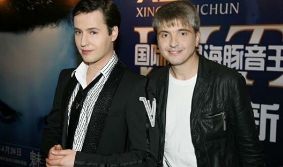 Витас и продюсер Сергей Пудовкин.