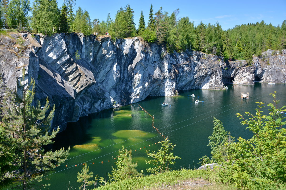 Рускеальский каньон фото