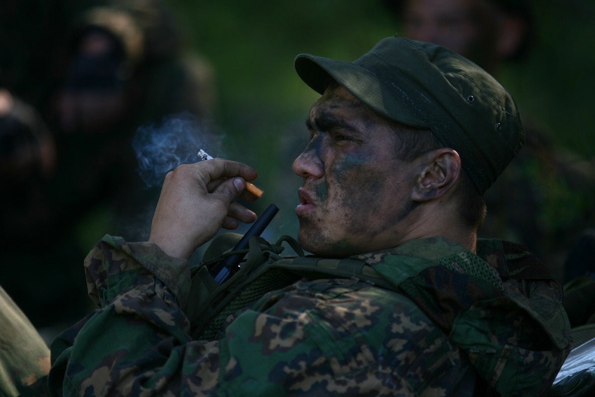 я воевал за баню и квас)