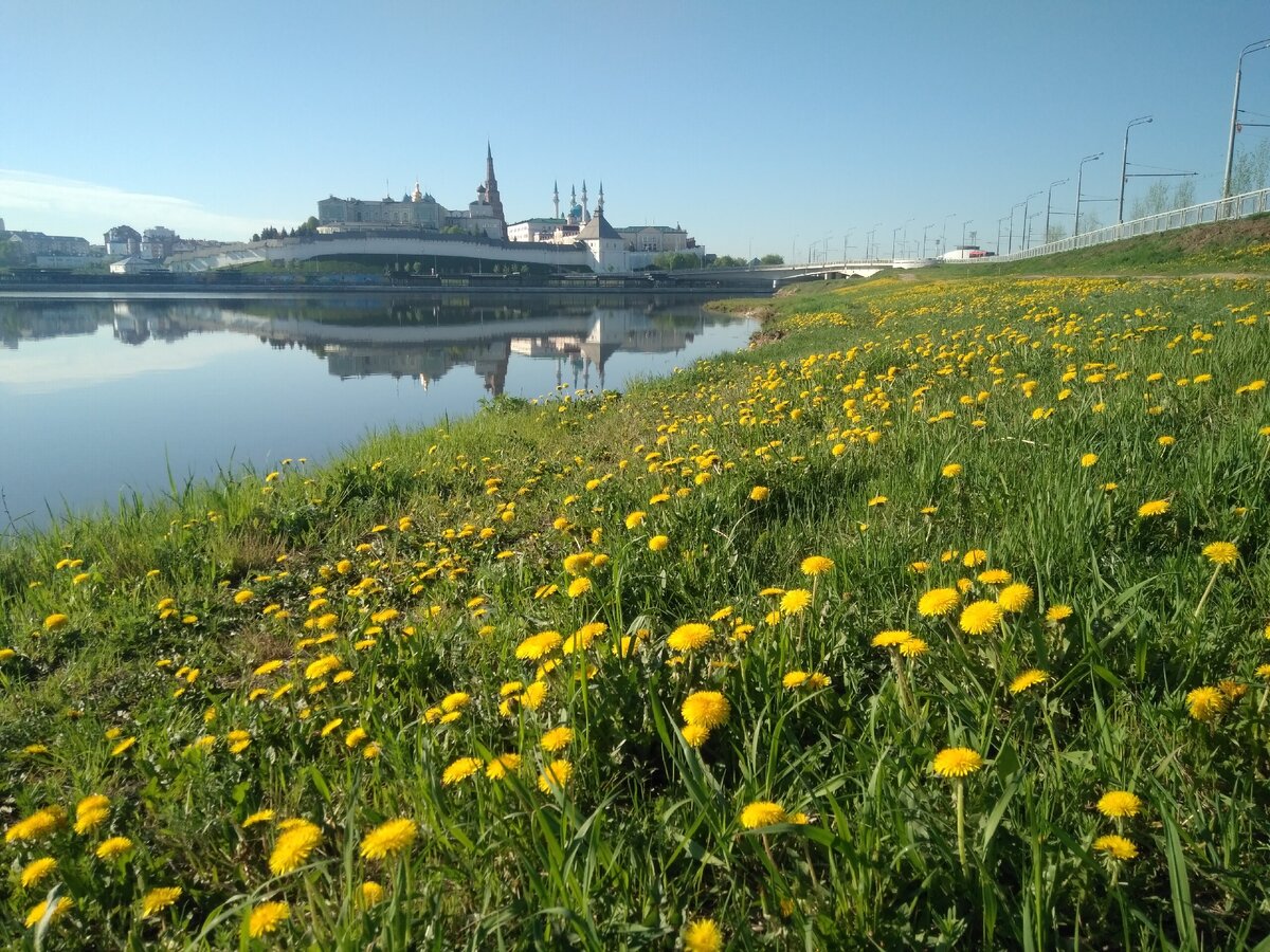 Вид на казанский Кремль